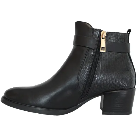 Patrizio Como Boots<Block Heeled Ankle Boots - Bitonto - Black