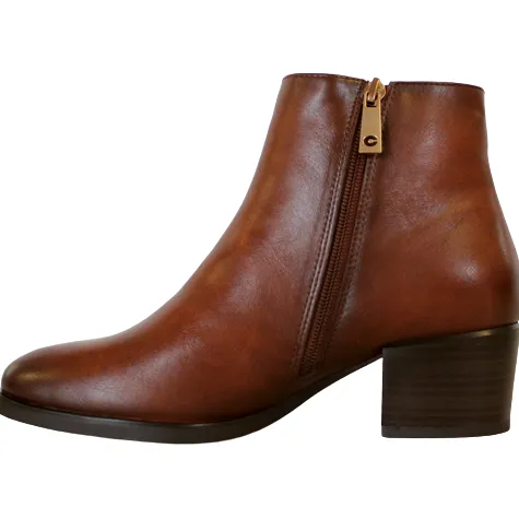 Patrizio Como Boots<Block Heeled Ladies Ankle Boots - Speicher - Tan