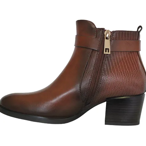 Patrizio Como Boots<Block Heeled Ankle Boots - Bitonto - Tan