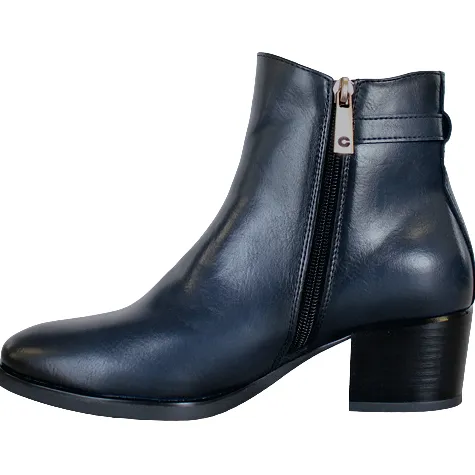 Patrizio Como Boots<Block Heeled Ankle Boots - Stein - Navy