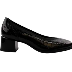 Pitillos Shoes<Block Heeled Pumps- 10120 - Black Patent