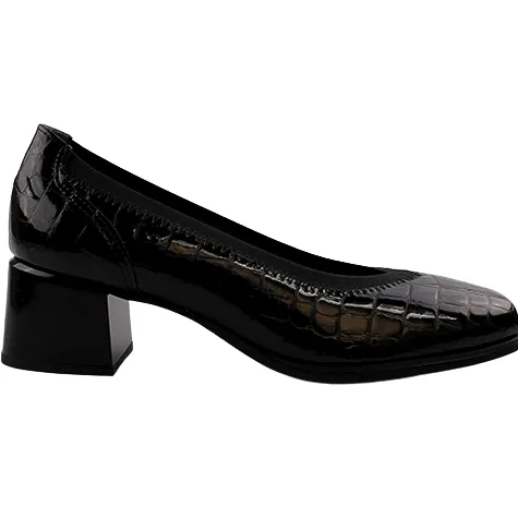 Pitillos Shoes<Block Heeled Pumps- 10120 - Black Patent