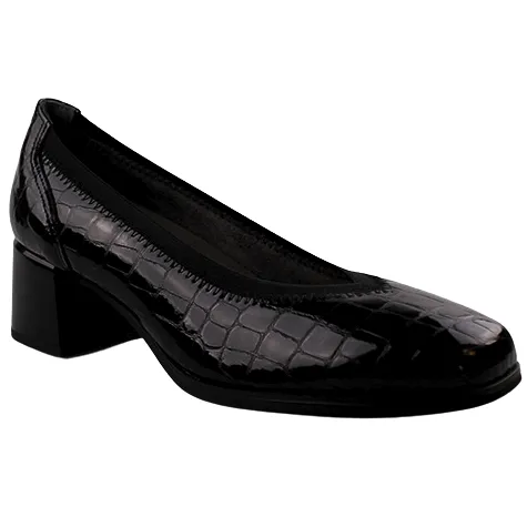 Pitillos Shoes<Block Heeled Pumps- 10120 - Black Patent