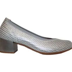 Pitillos Heels<Block Heeled Pumps - 5090 - Silver