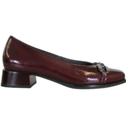 Pitillos Heels<Block Heeled Pumps - 5422 - Burgundy