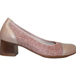 Pitillos Heels<Block Heeled Pumps - 5091 - Pink