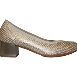 Pitillos Heels<Block Heeled Pumps- 5090 - Gold