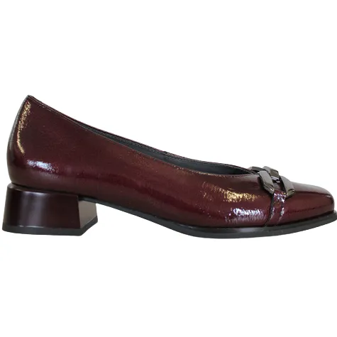 Pitillos Heels<Block Heeled Pumps - 5422 - Burgundy