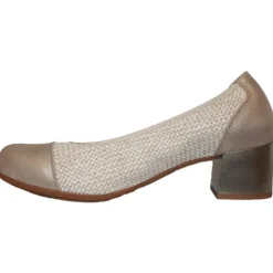 Pitillos Heels<Block Heeled Pumps - 5091 - Beige