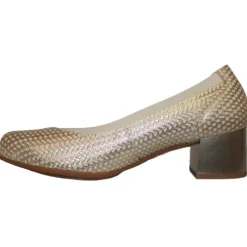 Pitillos Heels<Block Heeled Pumps- 5090 - Gold