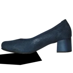 Pitillos Heels<Block Heeled Pumps - 1412 - Navy
