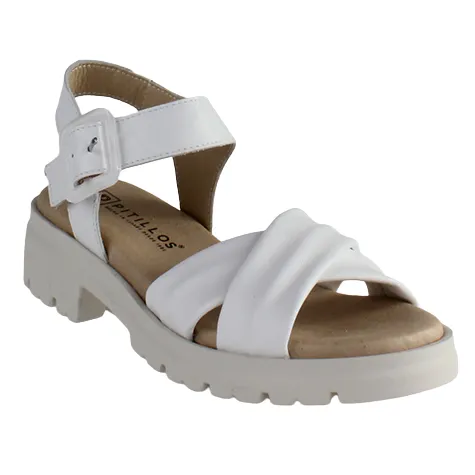 Pitillos Sandals<Ladies Flat Sandals - 2832 - White