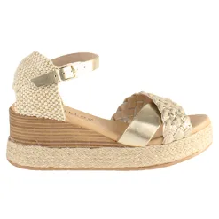 Pitillos Sandals<Ladies Wedge Sandals - 5522 - Gold