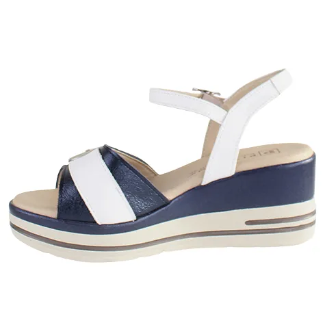 Pitillos Sandals<Ladies Wedge Sandals - 2852 - Navy