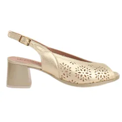 Pitillos Heels<Sling-Back Heels - 10532 - Gold