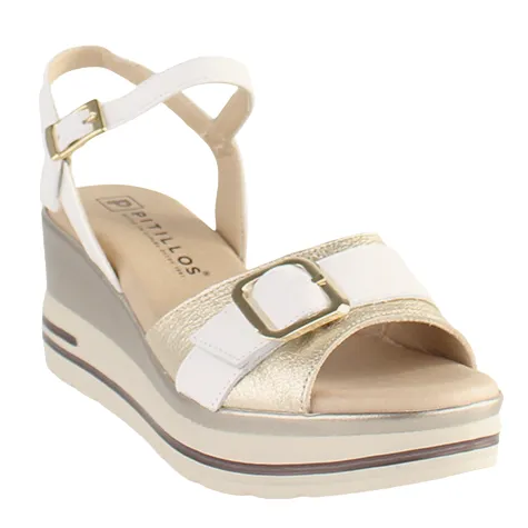 Pitillos Sandals<Wedge Sandals - 2852 - Gold