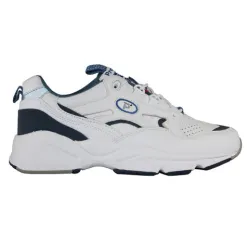Propet Ladies Larger Sizes<Trainers - W2034 - White/ Navy