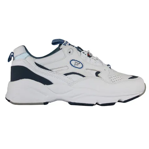 Propet Ladies Larger Sizes<Trainers - W2034 - White/ Navy