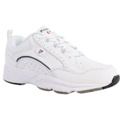 Propet Ladies Larger Sizes | Trainers<Trainers- Ped 8 - White/ Grey