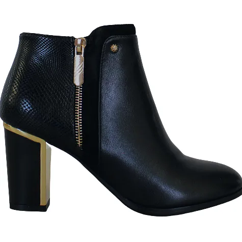 Redz Boots<Block Heeled Ankle Boots - F49 - Black