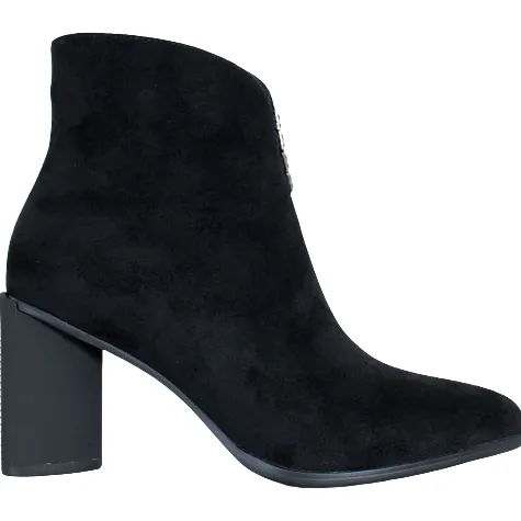Redz Boots<Block Heeled Ankle Boots -D4211 - Black