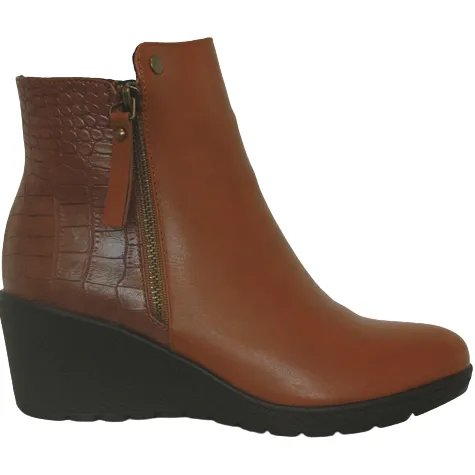 Redz Boots<Wedge Ankle Boots - R903 - Tan
