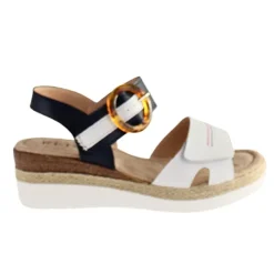 Redz Sandals<Wedge Sandals - 5C436-L247 - Navy / White