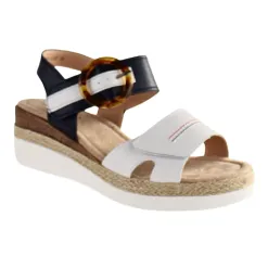 Redz Sandals<Wedge Sandals - 5C436-L247 - Navy / White