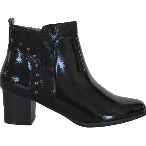 Redz Boots<Block Heeled Ankle Boots - F3921 - Black