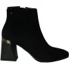 Redz Boots<Block Heeled Ankle Boots - H897 - Black Suede