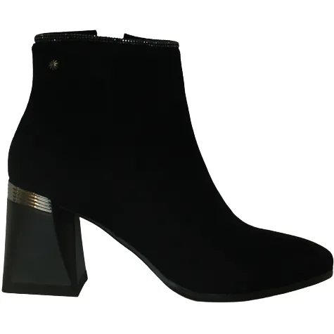 Redz Boots<Block Heeled Ankle Boots - H897 - Black Suede