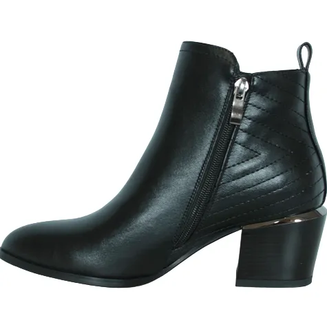 Redz Boots<Block Heeled Ankle Boots - 81469 - Tan