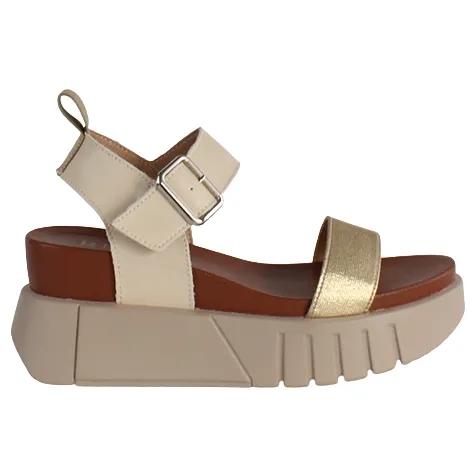Redz Sandals<Ladies Platform Sandals - T8LX5 - Beige