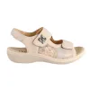 Redz Sandals<Ladies Velcro Sandals - BS2030-011 - Beige Multi
