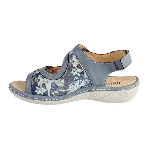 Redz Sandals<Ladies Velcro Sandals - BS2030-011 - Navy Multi