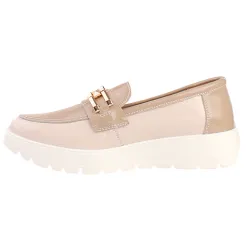 Redz Shoes<Ladies Wedge Loafers - CX4771 - Beige Multi
