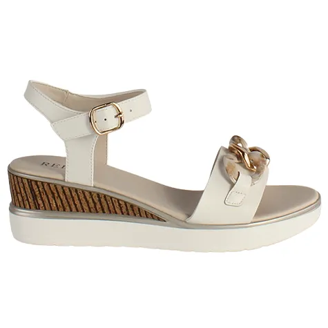 Redz Sandals<Ladies Wedge Sandals - 5C800-L233 - White