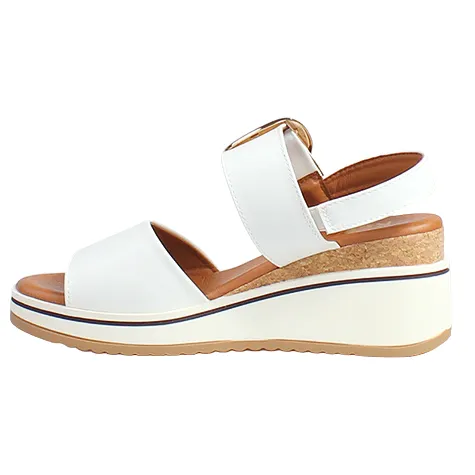 Redz Sandals<Ladies Wedge Sandals - CF024BE03 - White
