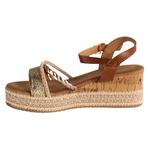 Redz Sandals<Ladies Wedge Sandals - 6W8913-40 - Tan