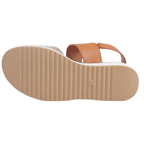 Redz Sandals<Ladies Wedge Sandals - CF024BE03 - Tan Multi