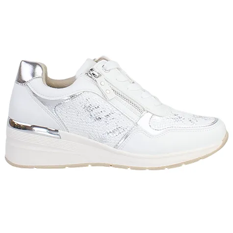 Redz Trainers<Ladies Wedge Trainers - 6G596W-V375 - White