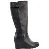 Redz Boots<Wedge Knee Boots - F882/4173 - Black