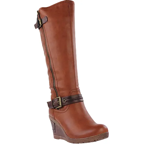 Redz Boots<Wedge Knee Boots - F882/4173 - Tan