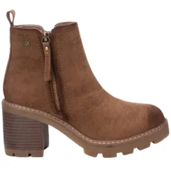 Refresh Boots<Block Heeled Ankle Boots - 172125 - Camel