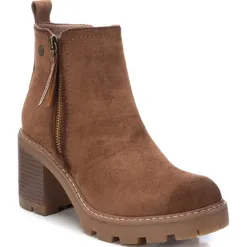 Refresh Boots<Block Heeled Ankle Boots - 172125 - Camel
