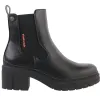 Refresh Boots<Ladies Block Heeled Ankle Boots - 170997 - Black
