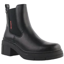 Refresh Boots<Ladies Block Heeled Ankle Boots - 170997 - Black