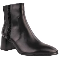 Regard Le Ciel Boots<Regarde Le Ciel Block Heeled Ankle Boots - Millie-04 - Black