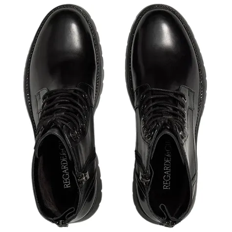 Regard Le Ciel Boots<Regarde Le Ciel Ladies Ankle Boots - Leticia-05 - Black