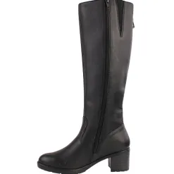 Remonte Ladies Wide Fitting | Boots<Ladies Wide Fit Knee Boots- D2A71-00-Black
